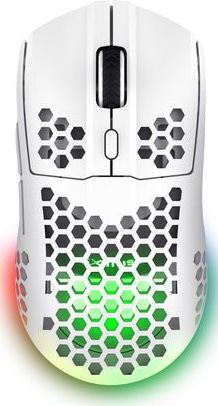 Trust GXT929W Helox - Draadloze Gaming Muis - Wit - RGB Verlichting - 4800 DPI