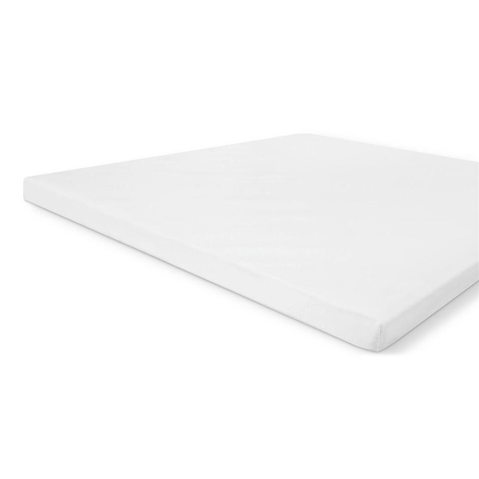 Walra - Molton Cotton Cover Topper - 90x220 cm - Wit