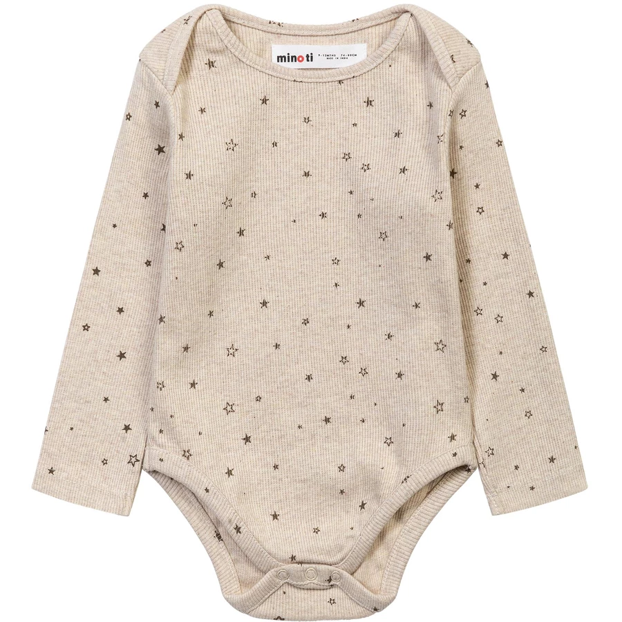 Minoti 2er Pack Bodys beige
