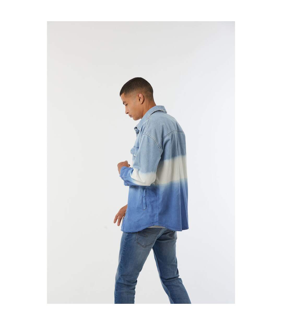 Veste manches longues coton over shirt FINEA