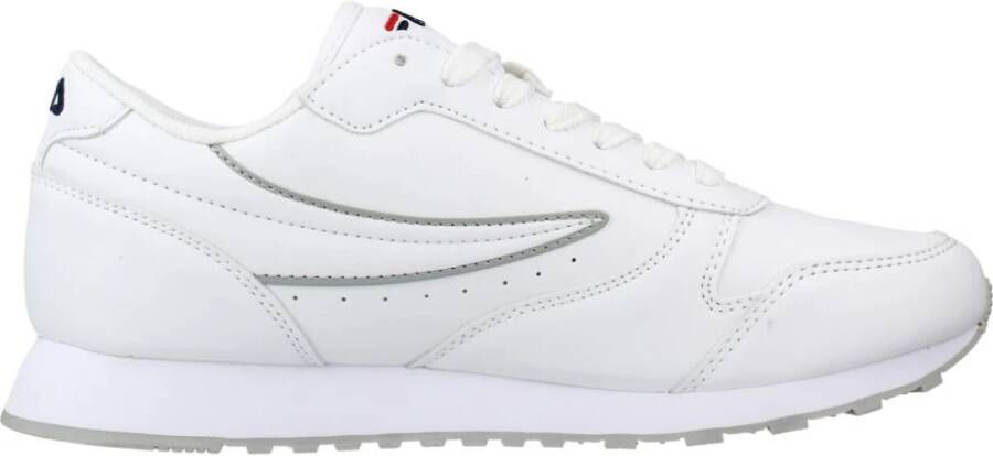 Fila Witte vetersneakers met contrastdetails White Dames
