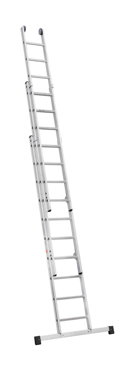 Iller schuifladder met automatische anti-optilbeveiliging, 3x8 sporten