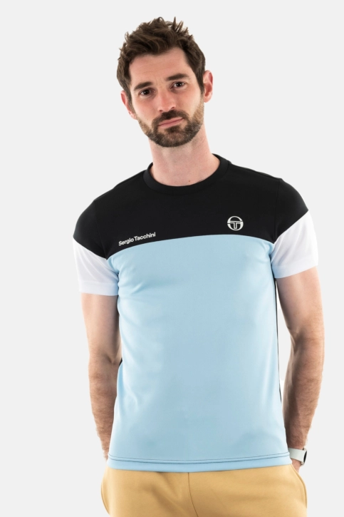 Tee shirt sergio tacchini prave 578-blk/bbe
