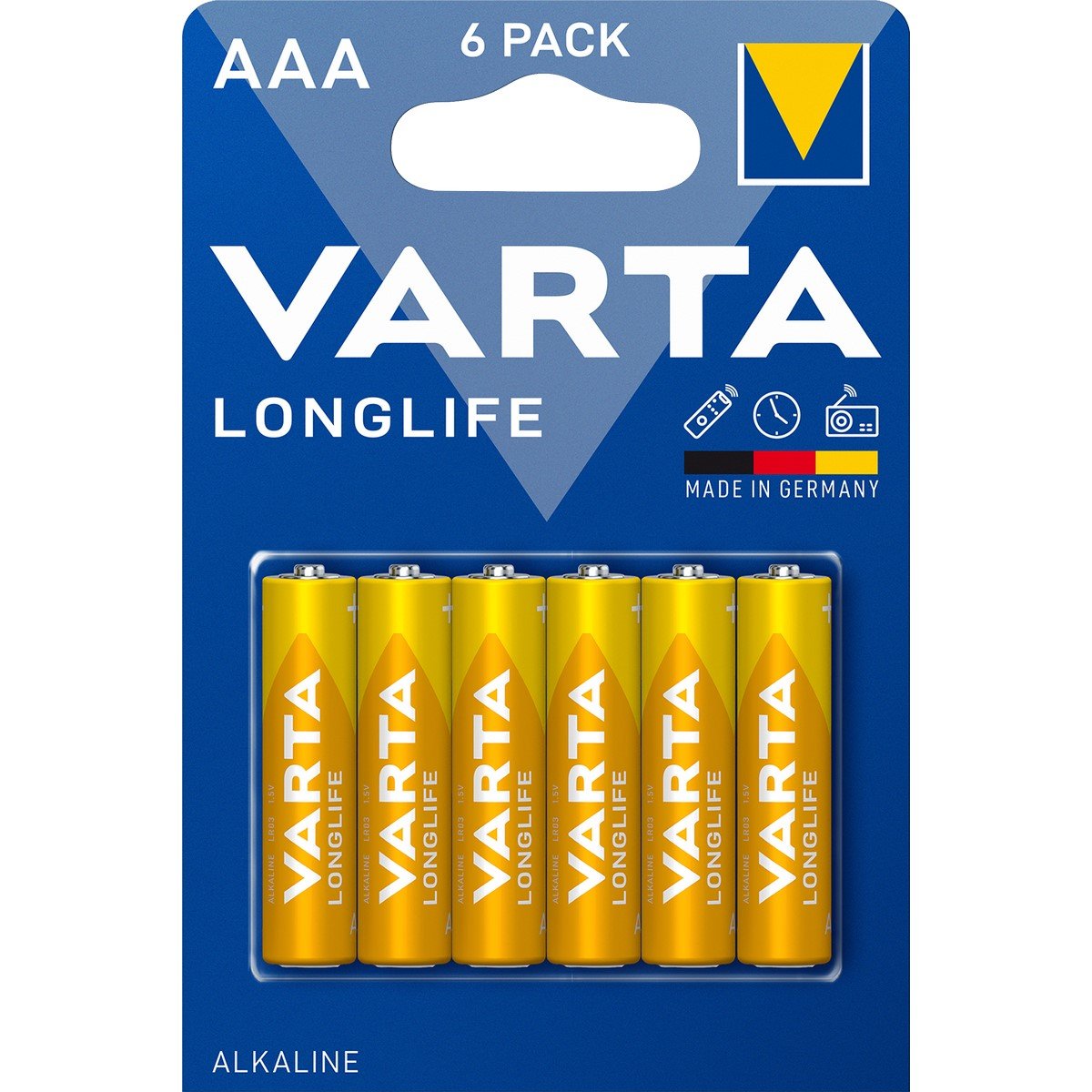 Piles Longlife LR03 X6