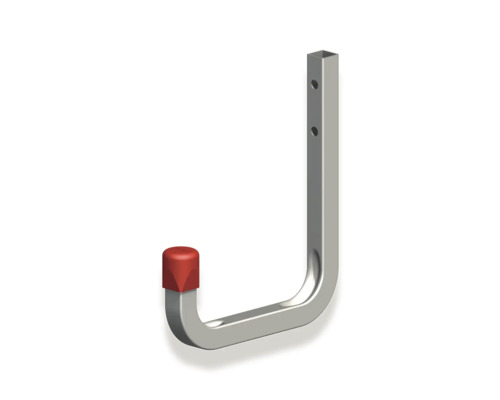 Alfer wandhaak D 115 x B 140 mm, gegalvaniseerd staal rood