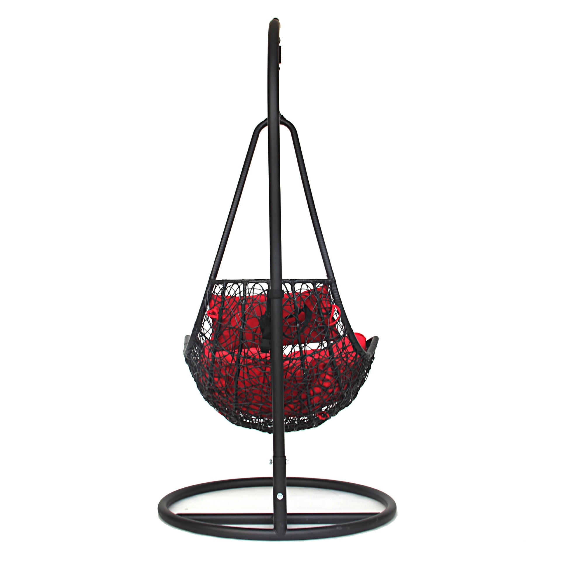 Freischaukler 'Snap', schwarz, rot, Ø 95cm, H 195 cm günstig bestellen