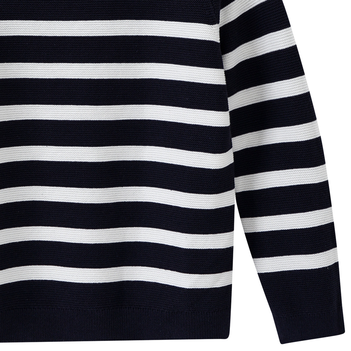 Topolino Jungen Strickpullover mit Streifen dunkelblau