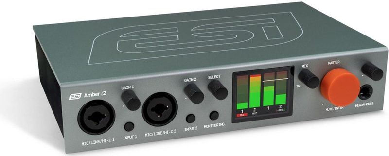 ESI Audiotechnik - Amber i2 - Audio-interface - Zilver - 24-Bit/192kHz USB-C
