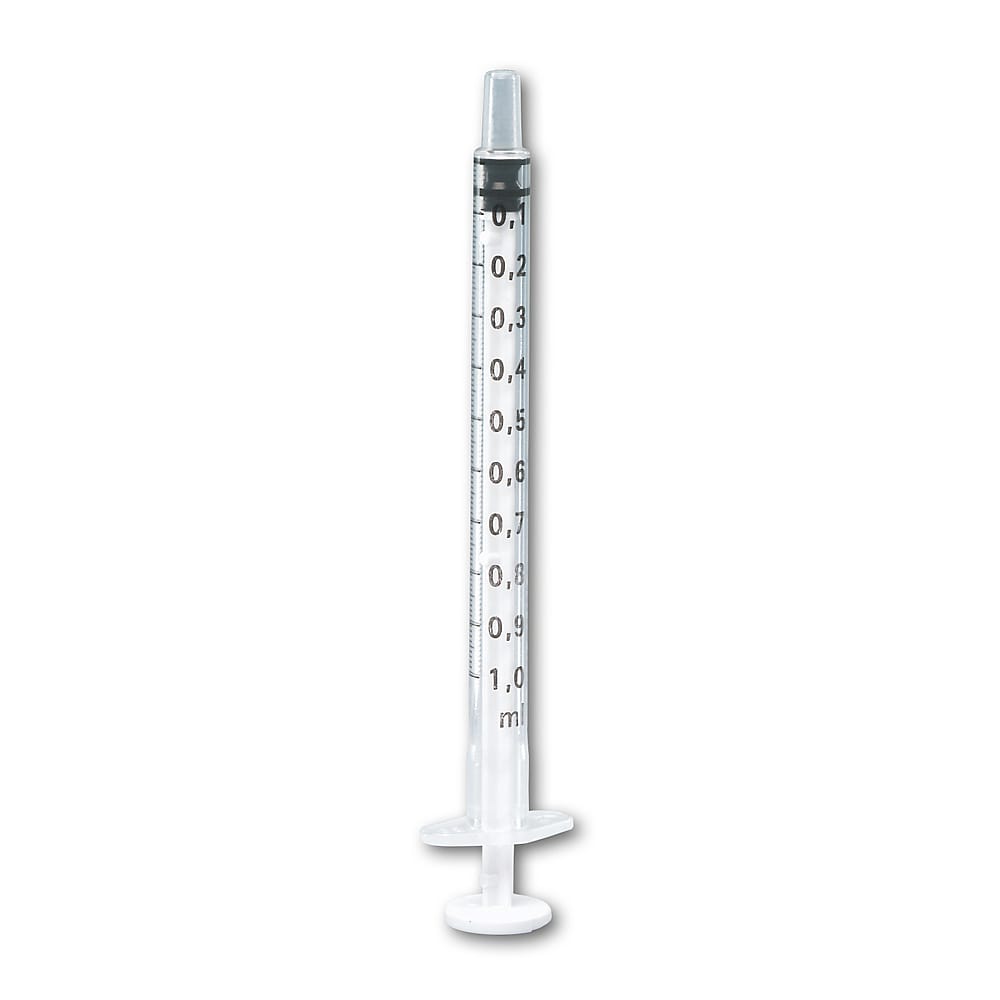 Spuit Eenmalig Gebruik 1 ml 3-delig HS 100 stuks