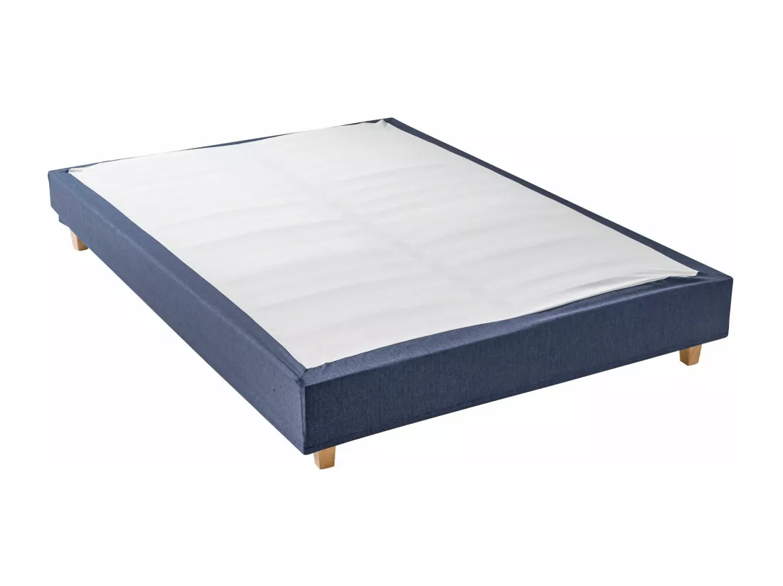 Cache-sommier LEAVE Marine- Someo 90x190 cm