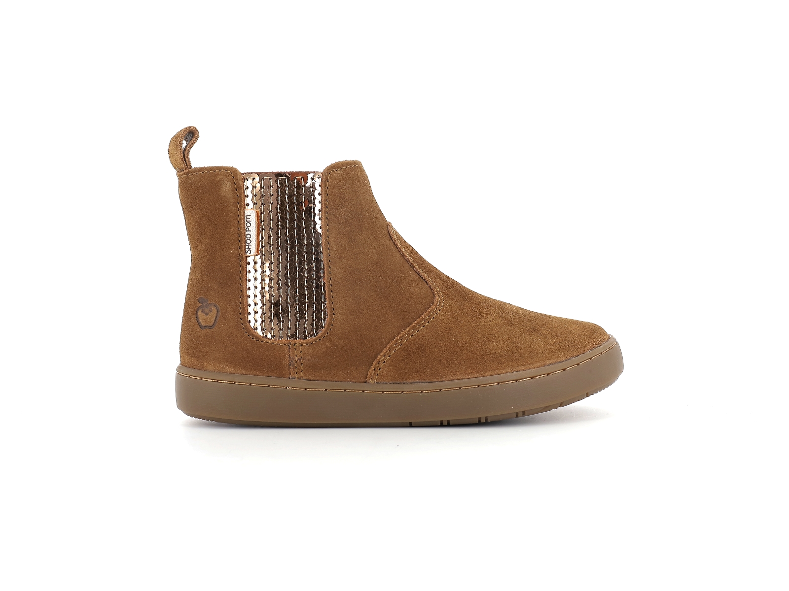 Shoopom-PLAY CHELSEA Nubuck Camel