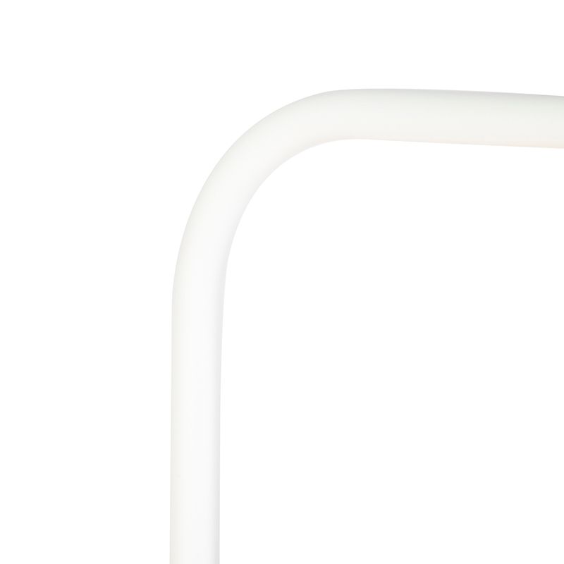 Moderne vloerlamp wit met goud - Lofty