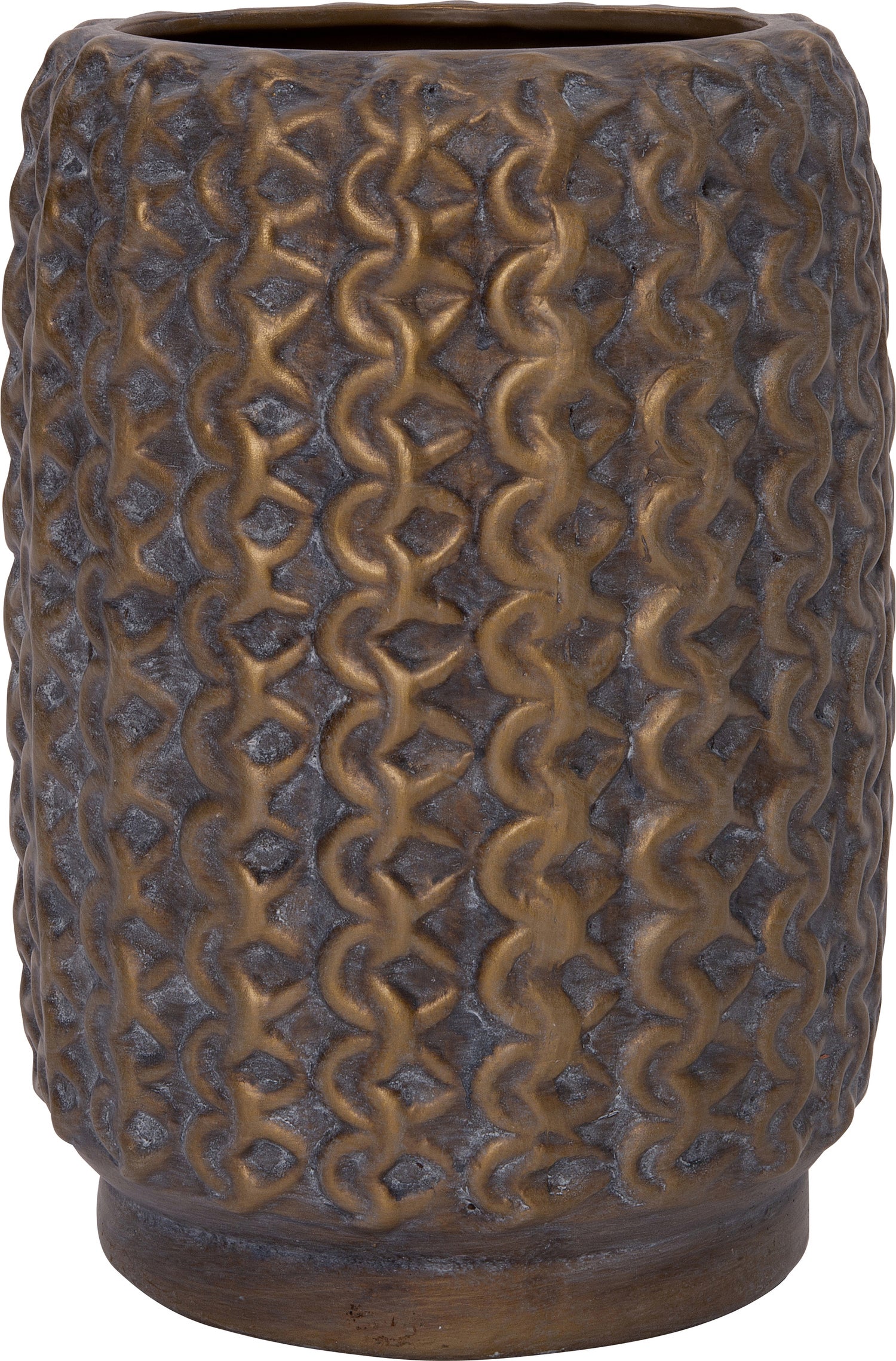 Intratuin bloempot Ara koper D 16 H 22 cm
