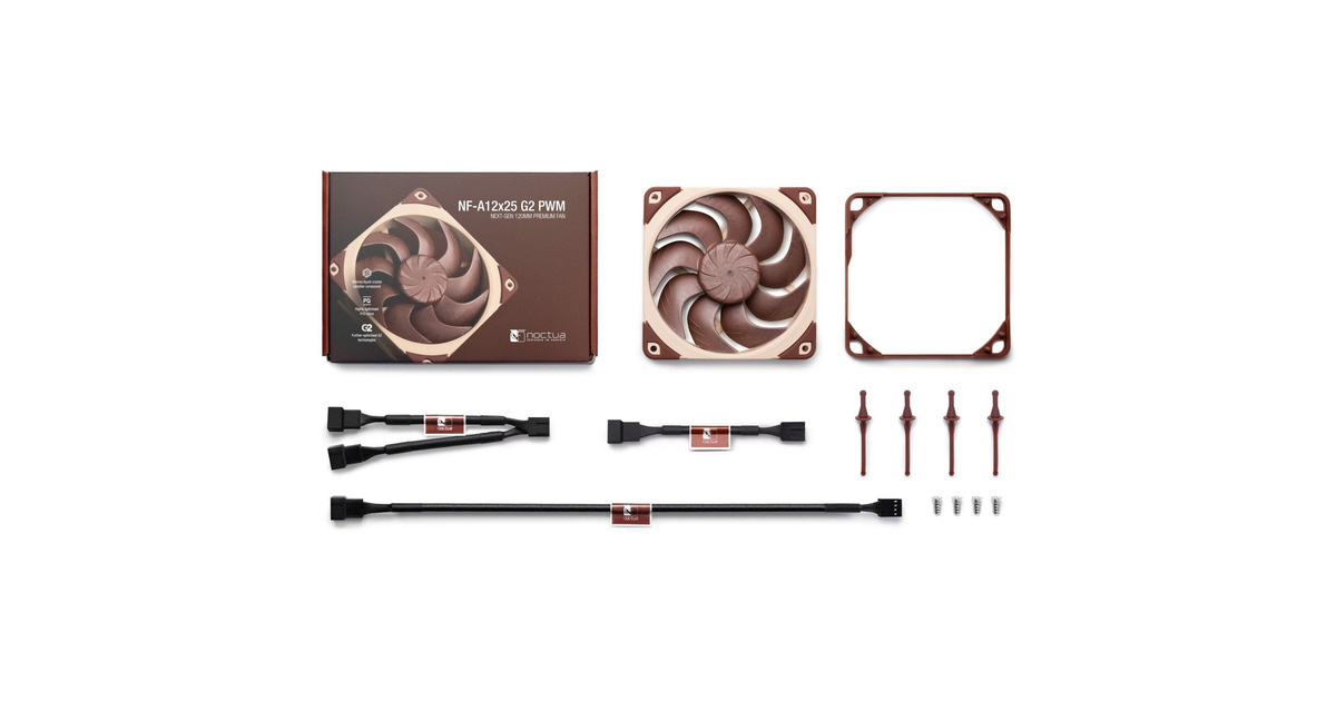 NoctuaNF-A12x25 G2 PWM case fan  (120 x 120 x 25 mm)