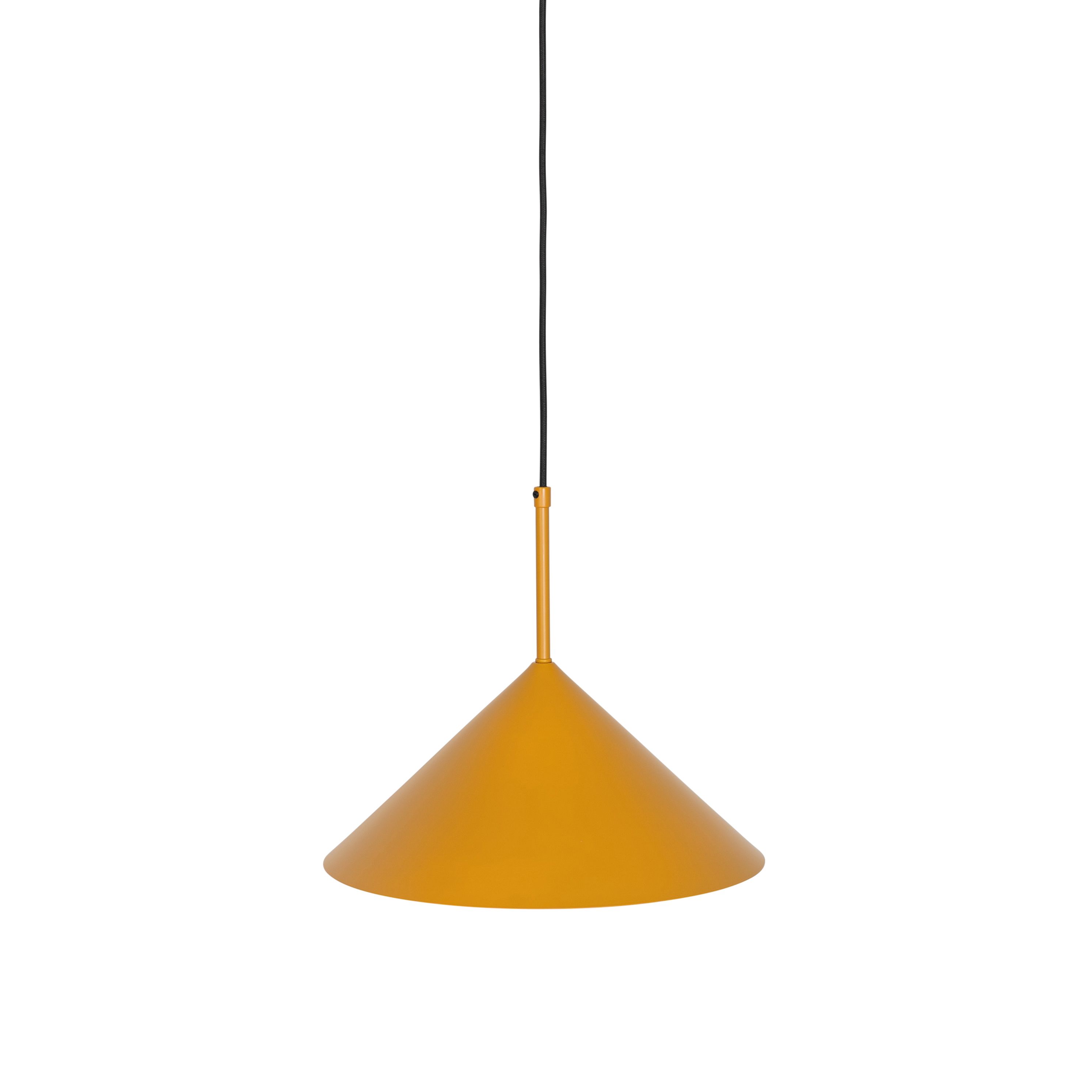 Design hanglamp geel driehoek - Triangolo