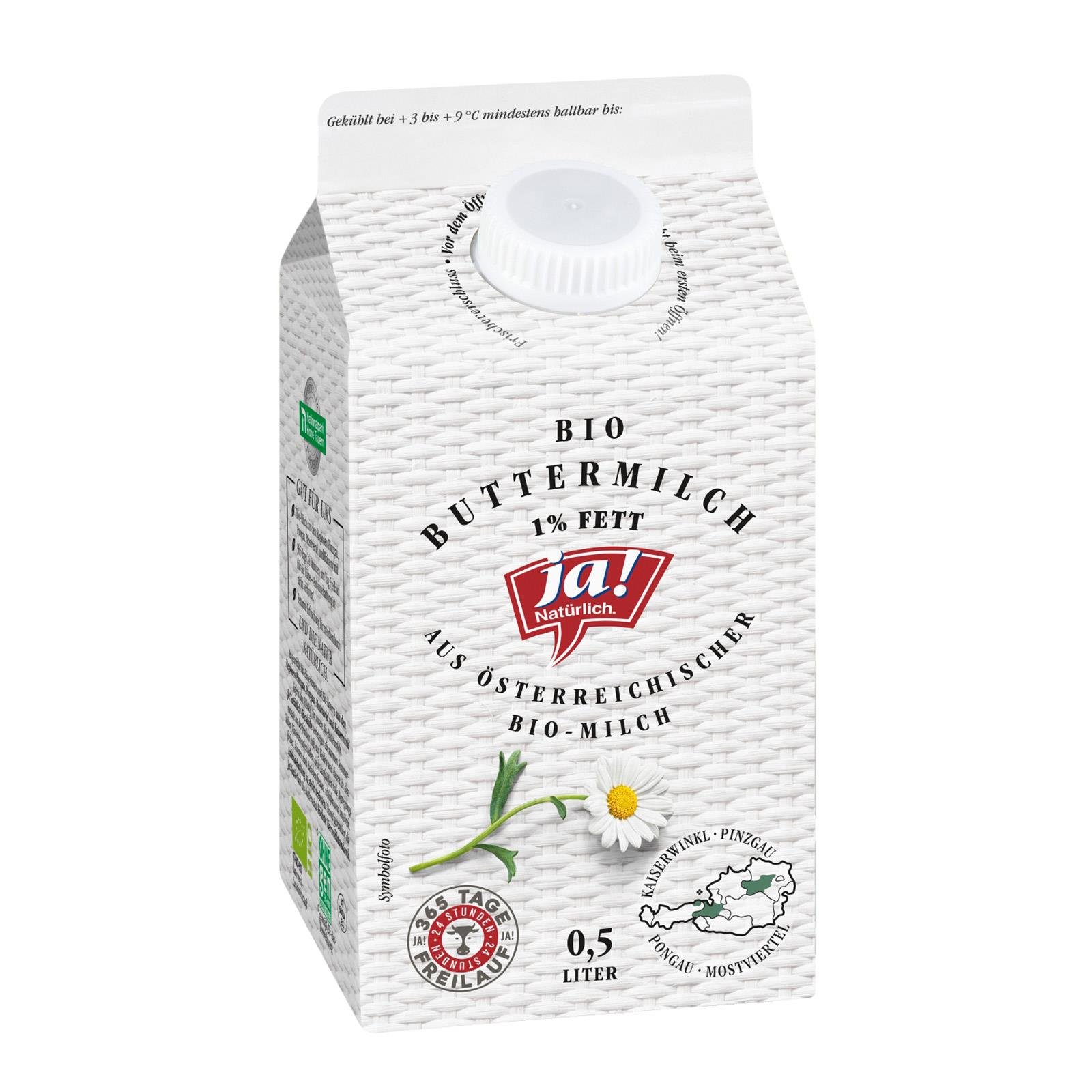 Ja! Natürlich Buttermilch 1%