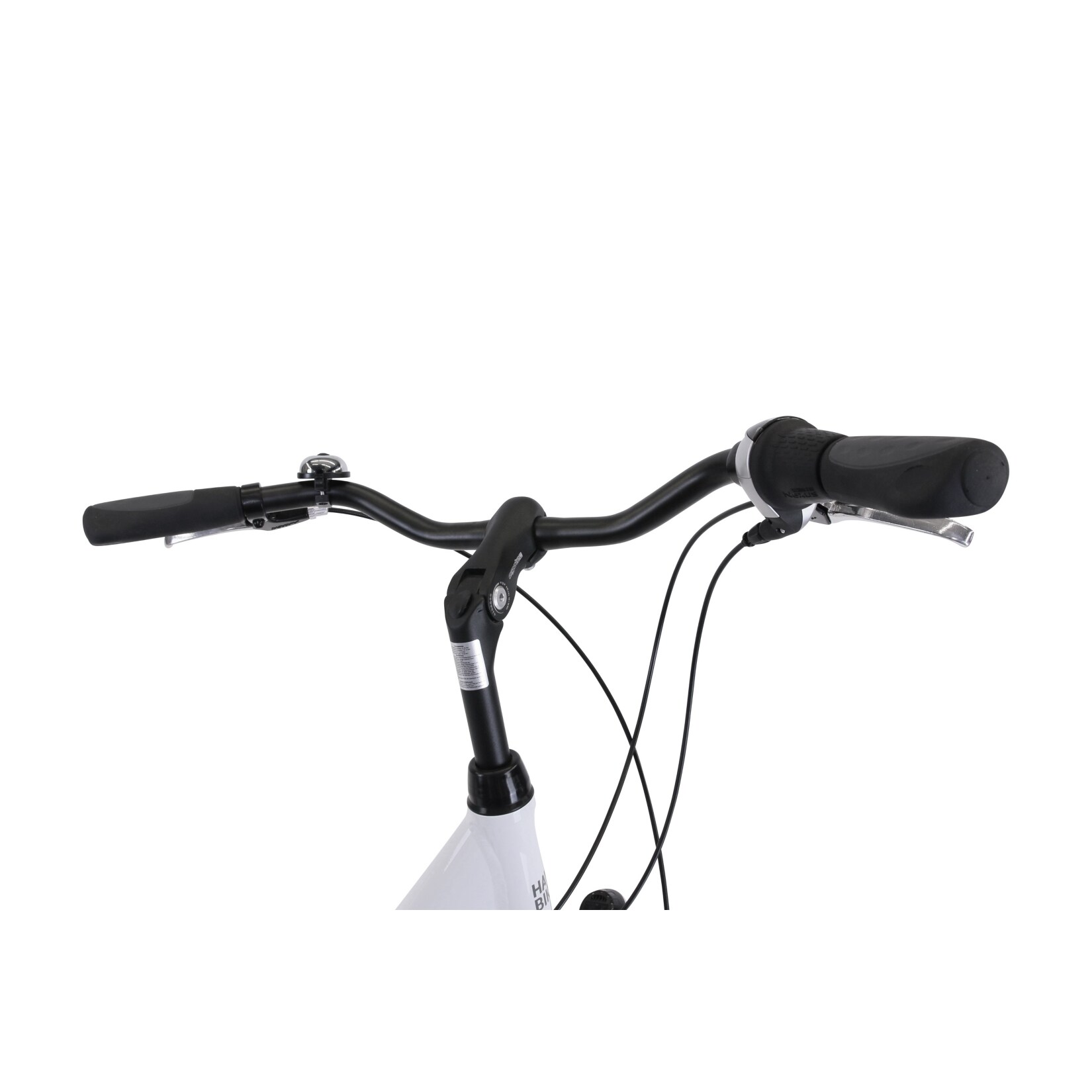 HAWK City Wave Deluxe White - Damen 26 Zoll - Leichtes Fahrrad mit 7-Gang Shimano Nabenschaltung, Felgenbremse & Nabendynamo