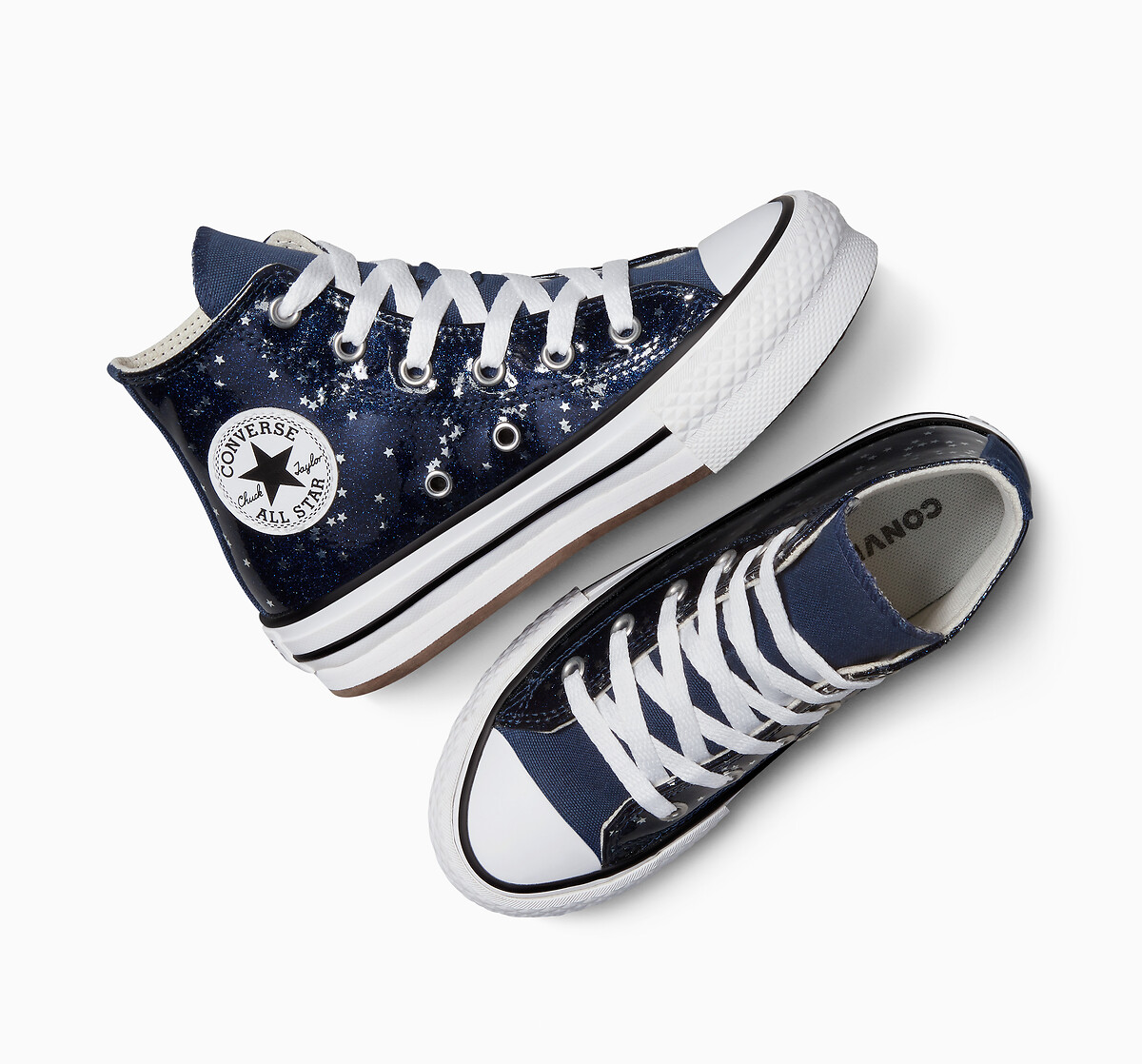 CONVERSE<br>Tênis All Star EVA Lift Varsity Glitter