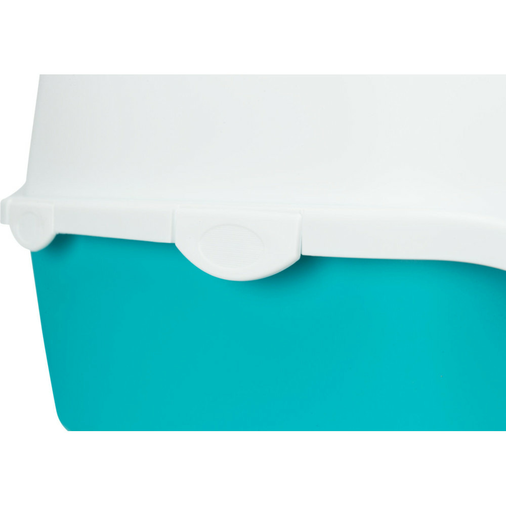 Maison de toilette vico 40 x 56 cm x h40 turquoise pour chat