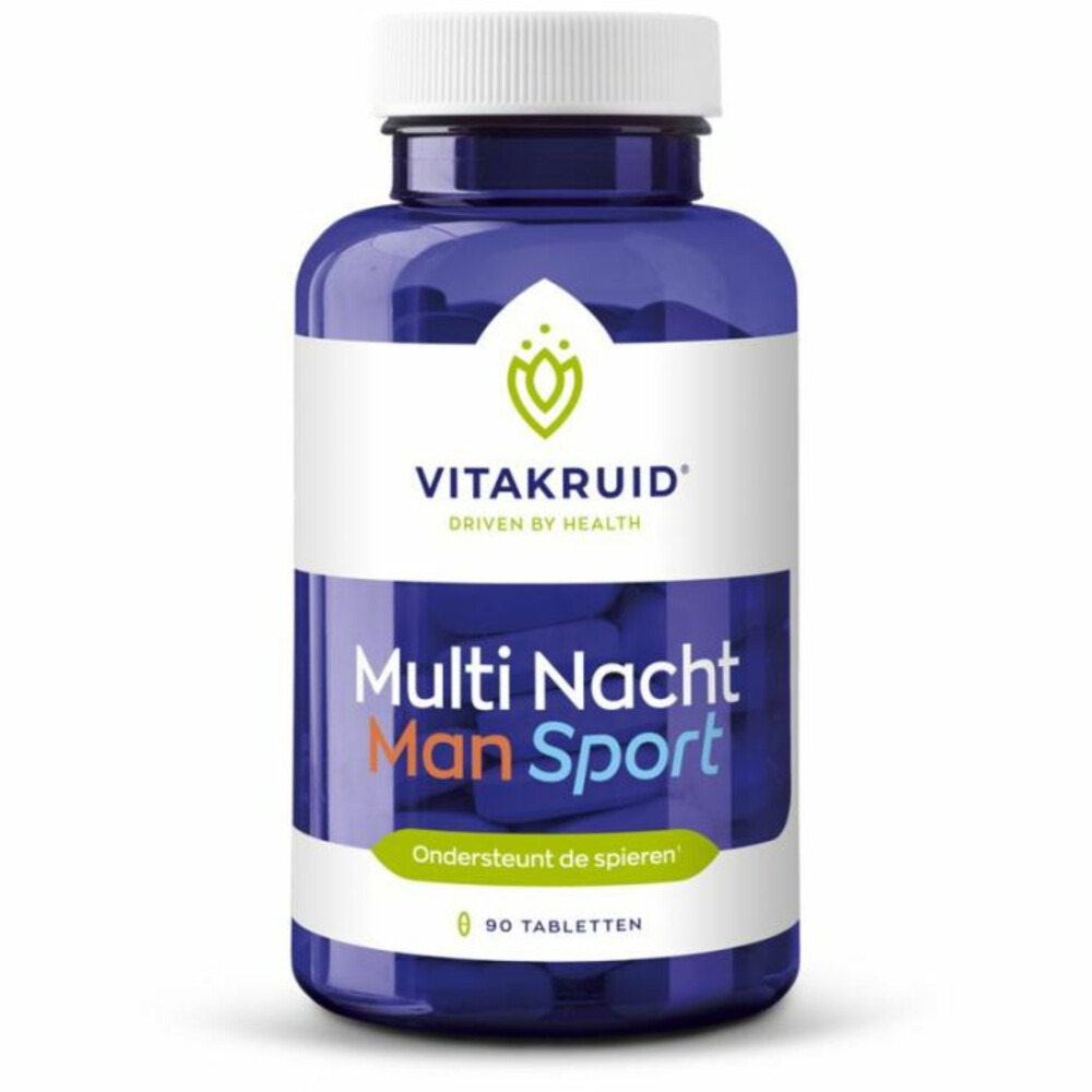 Vitakruid Man Sport Multi Dag Nacht180 tabletten