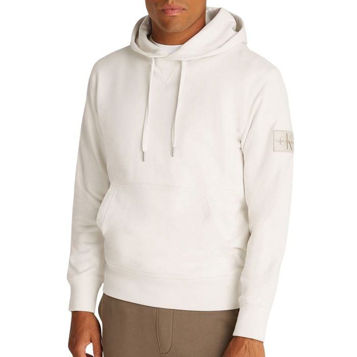 Calvin Klein Monologo Badge Hoodie Heren