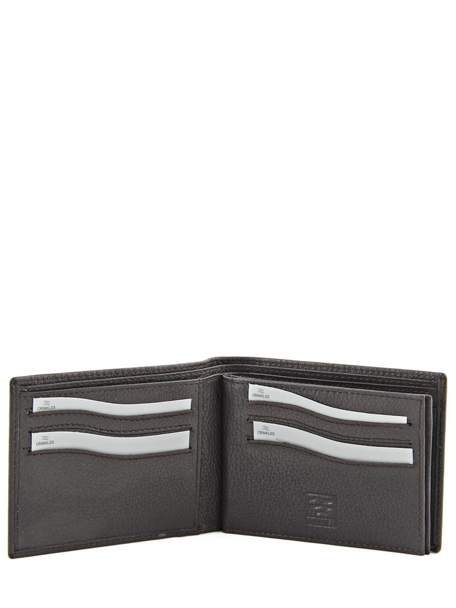 Portefeuille cuir CRINKLES