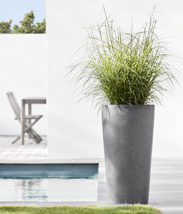 Ecopots Kunststoff-Topf Amsterdam hoch, rund