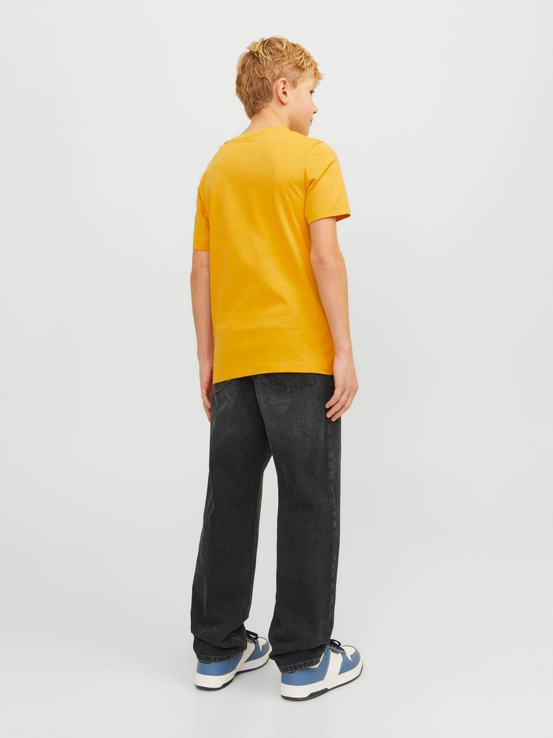 Zwart - JACK & JONES Junior Chris Relaxed Fit Black Jeans