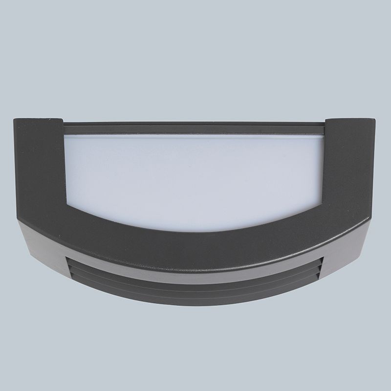 Smart wandlamp antraciet IP44 incl. Wifi P45 - Hurricane 1
