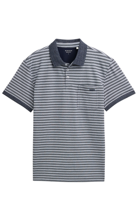 Tom Tailor blauwe heren polo