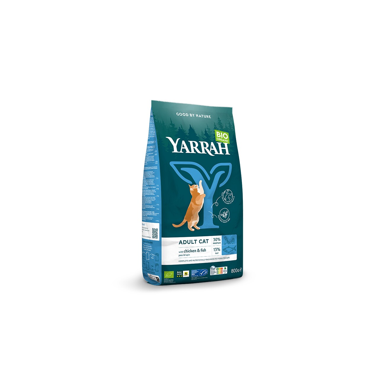 Yarrah Adult Bio Trockenfutter 2,4 kg Huhn und Fisch