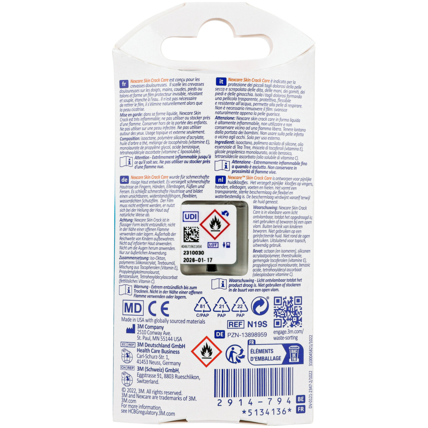 Nexcare Hautriss Schutzfilm
