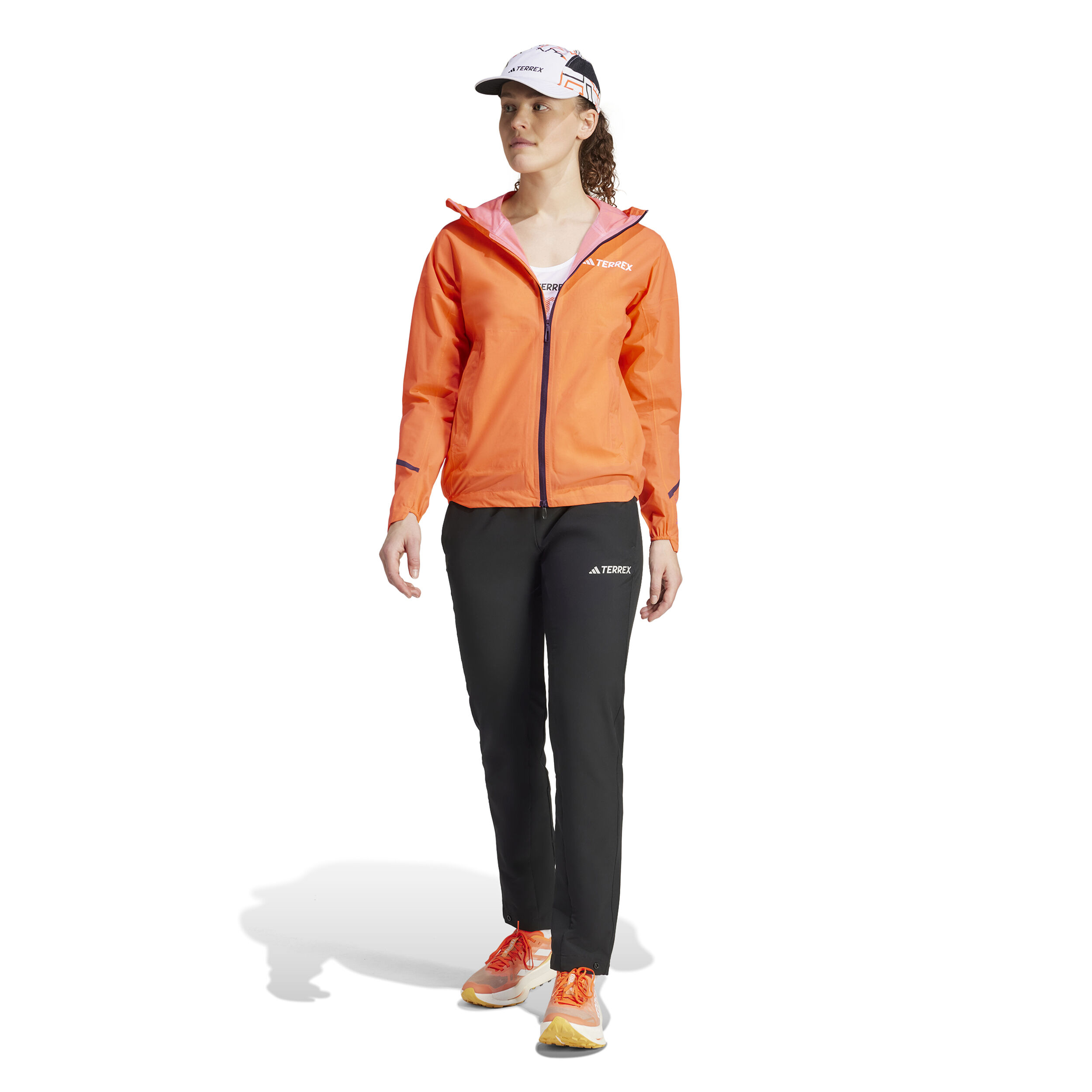 adidas Terrex XPR Light Rain Veste Running Femmes - Orange