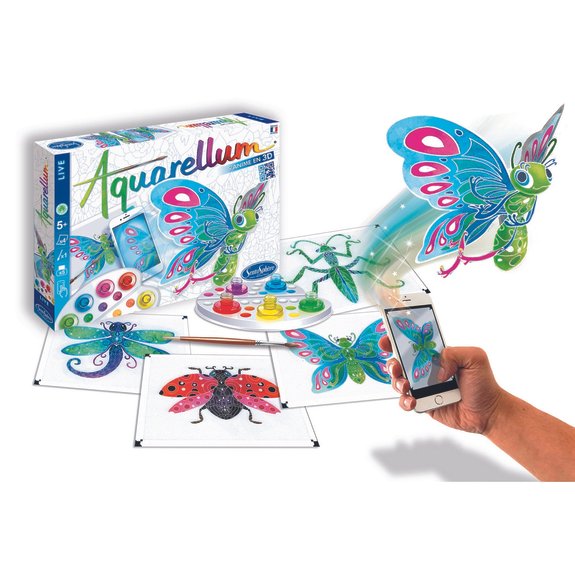 Coffret de peinture Aquarellum Live - Insectes
