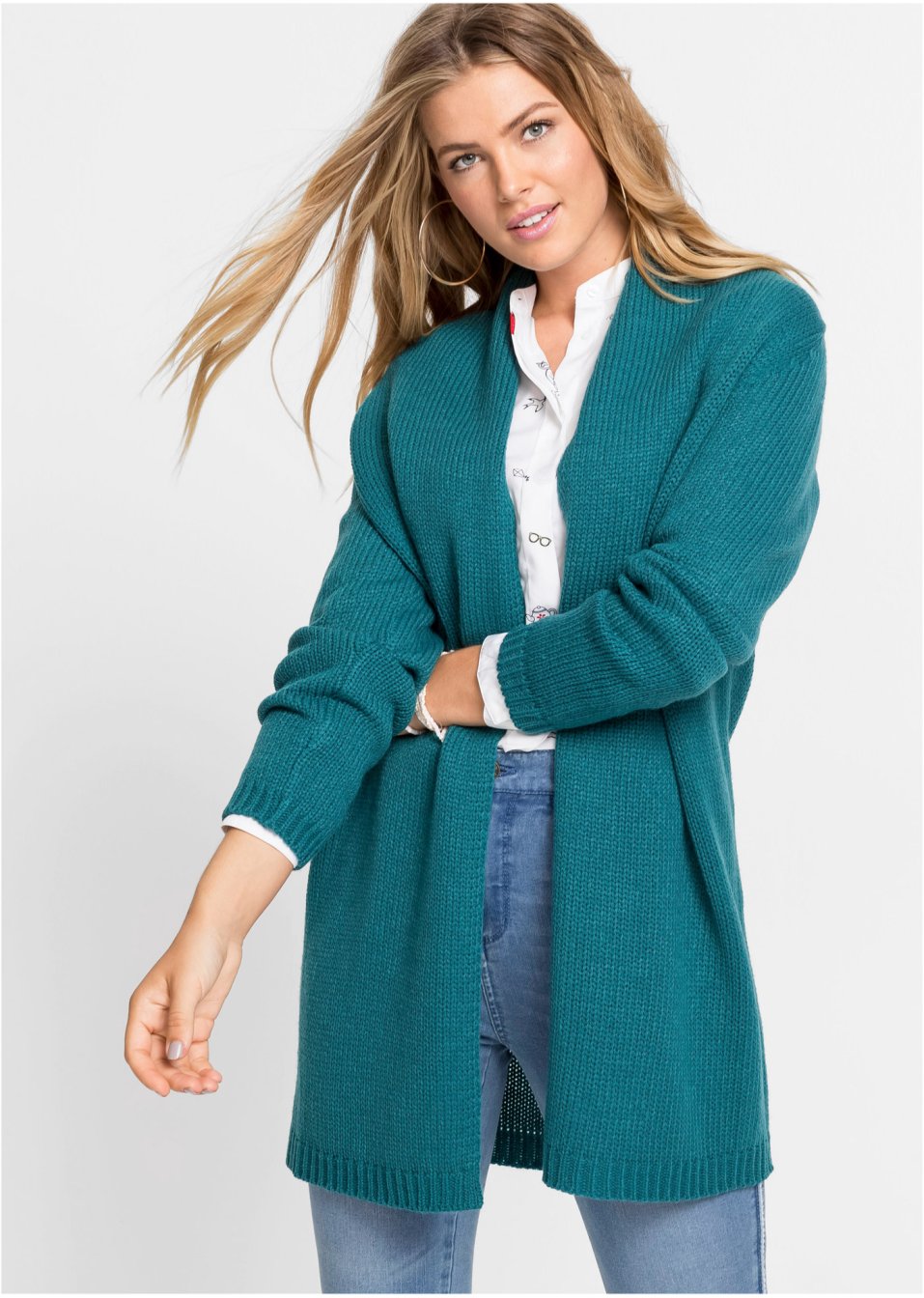 Gilet long en maille
