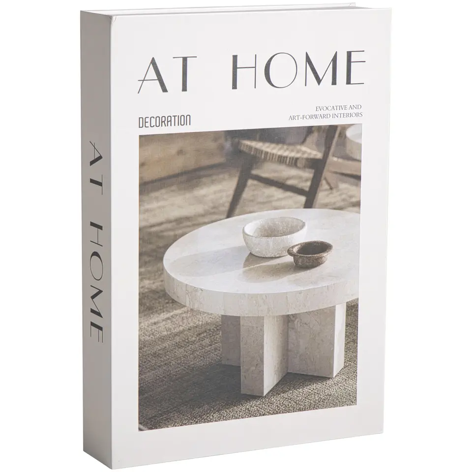 Opbergboek At Home - off-white - 5x30x21 cm