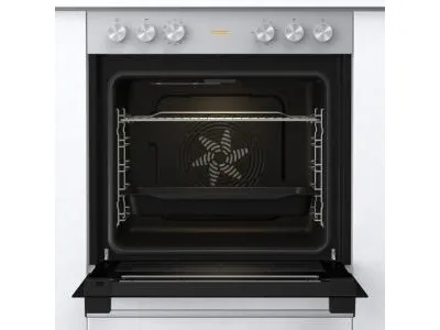 Gorenje Essential BC6715E02XK - Ovn - til indbygning - niche - bredde: 56 cm - dybde: 55 cm - højde: 59 cm - med selv-rengøring - Klasse A - rustfrit stål