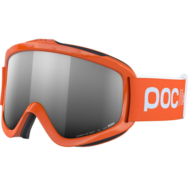 Masque de ski POC POCITO IRIS FLUORESCENT ORANGE/PARTLY SUNNY SILVER