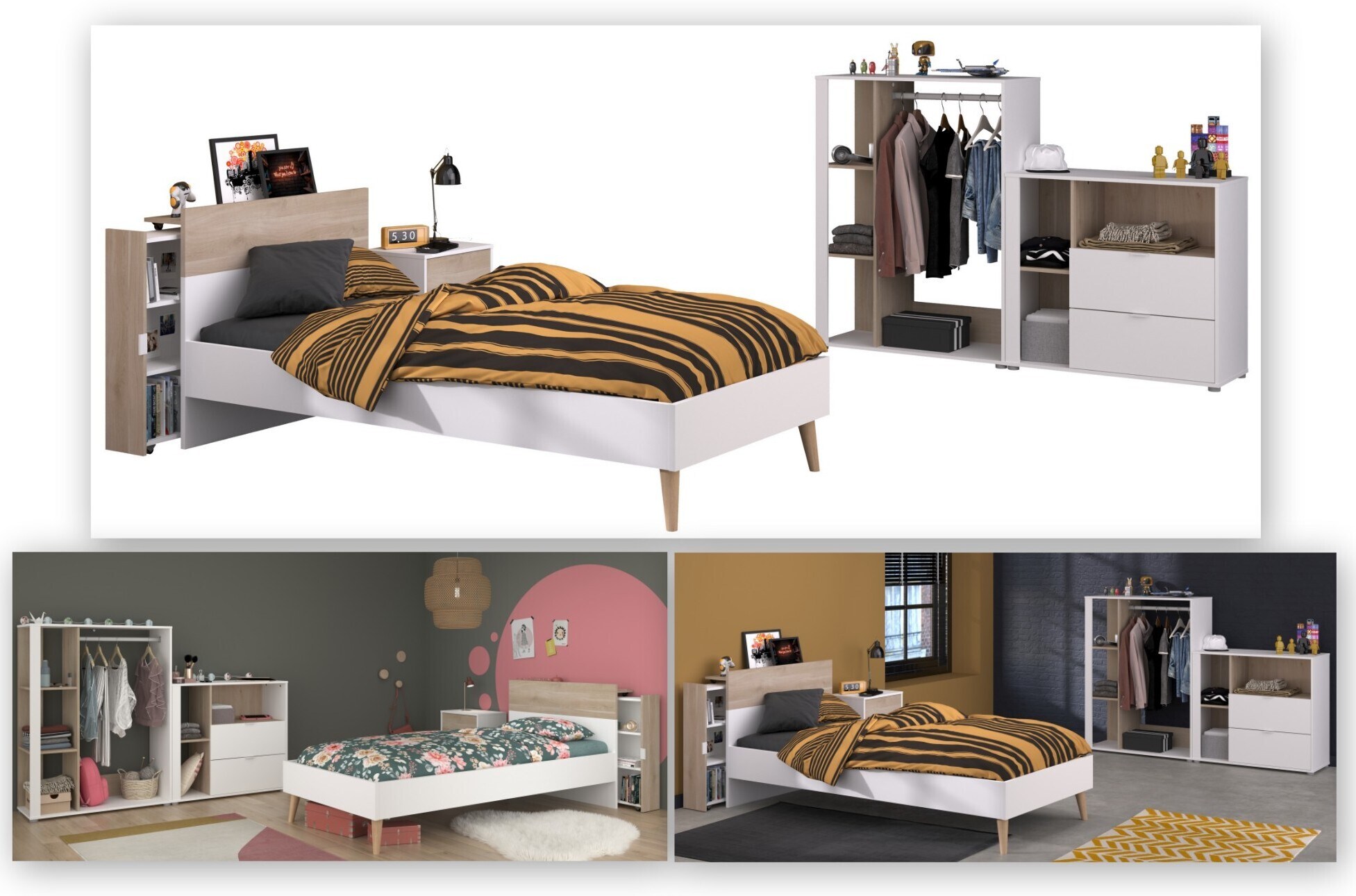 Parisot Kinderzimmer-Set 5-teilig 