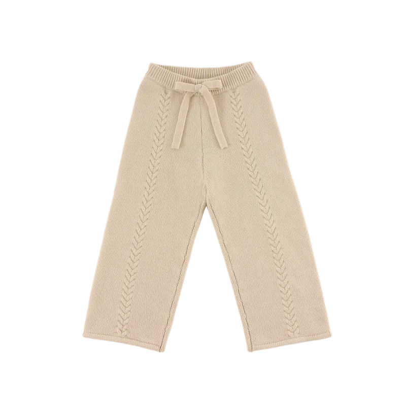 Sulien Merino Wool Trousers | Soft Sand