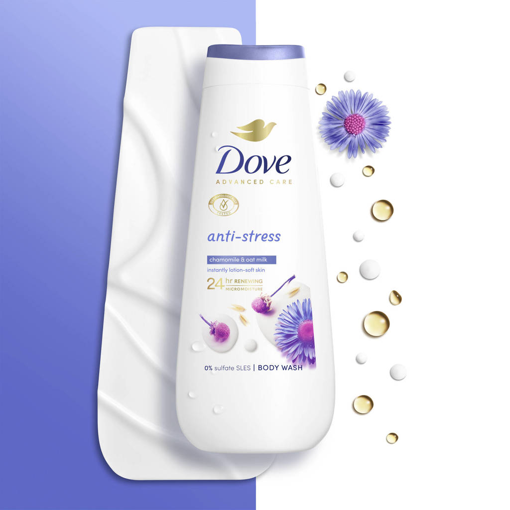 Anti-Stress verzorgende douchegel - 6 x 225 ml