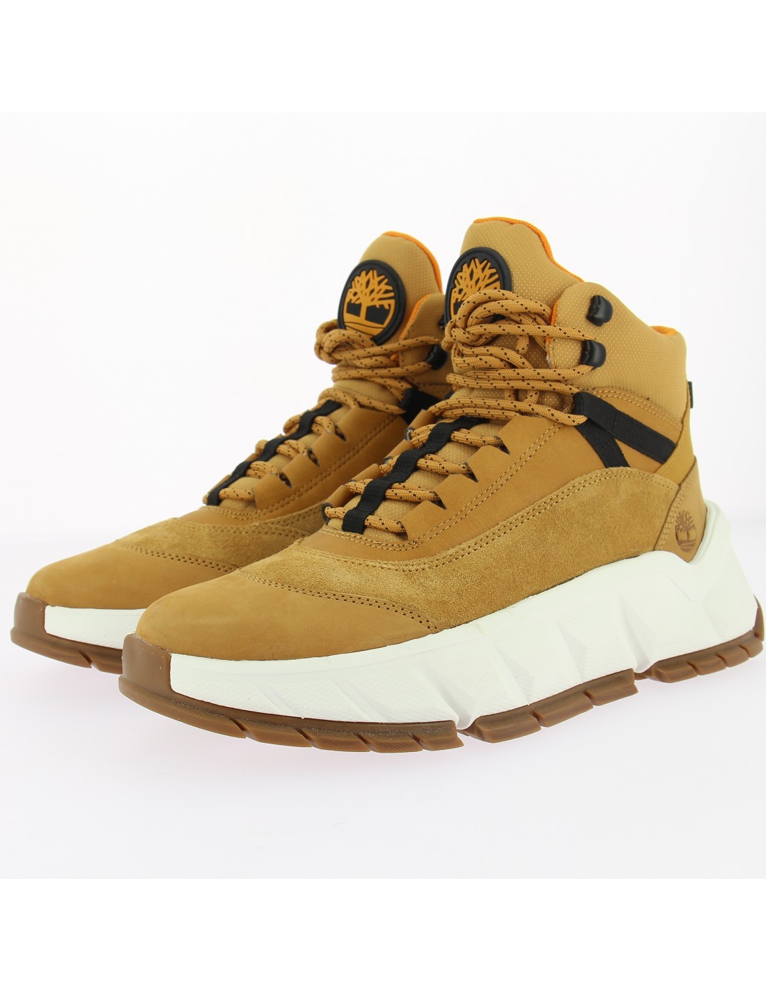 timberland boots homme tbl turbo hiker wht nubuck jaune