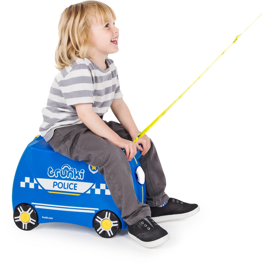 trunki Kinderkoffer - Polizeiauto Percy