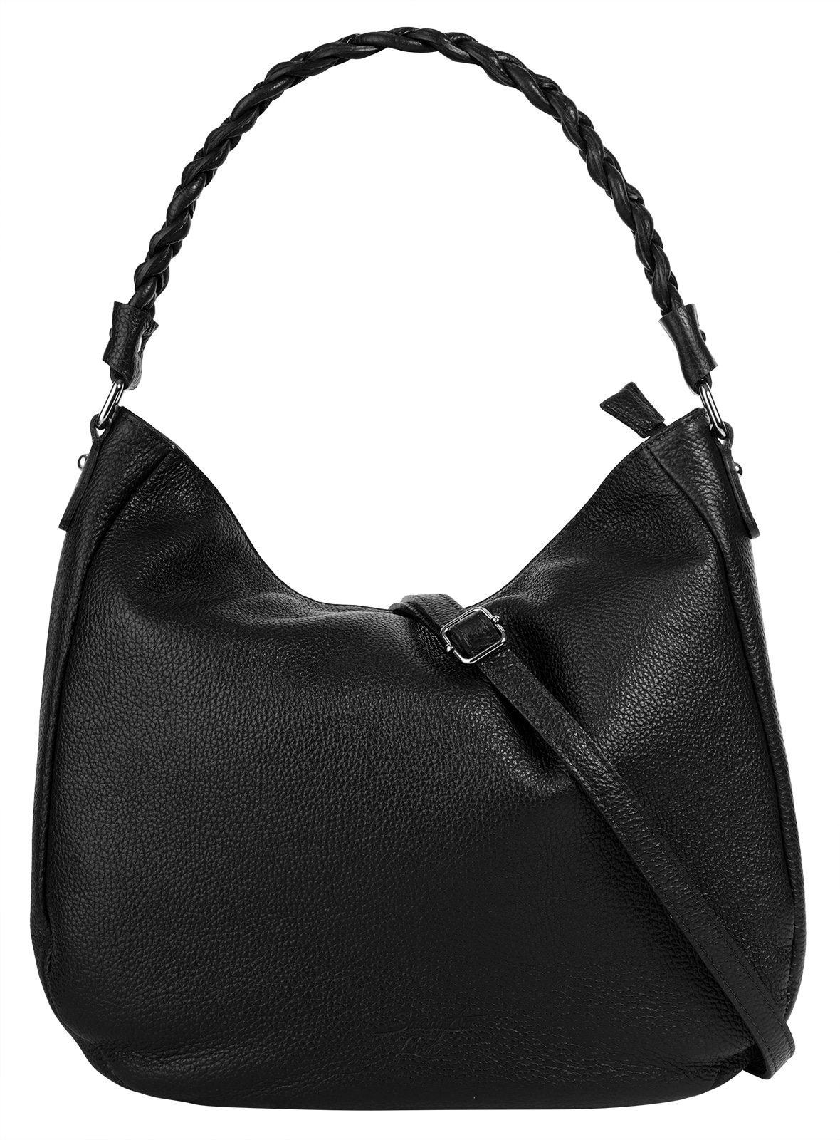 Samantha Look Henkeltasche echt Leder, Made in Italy