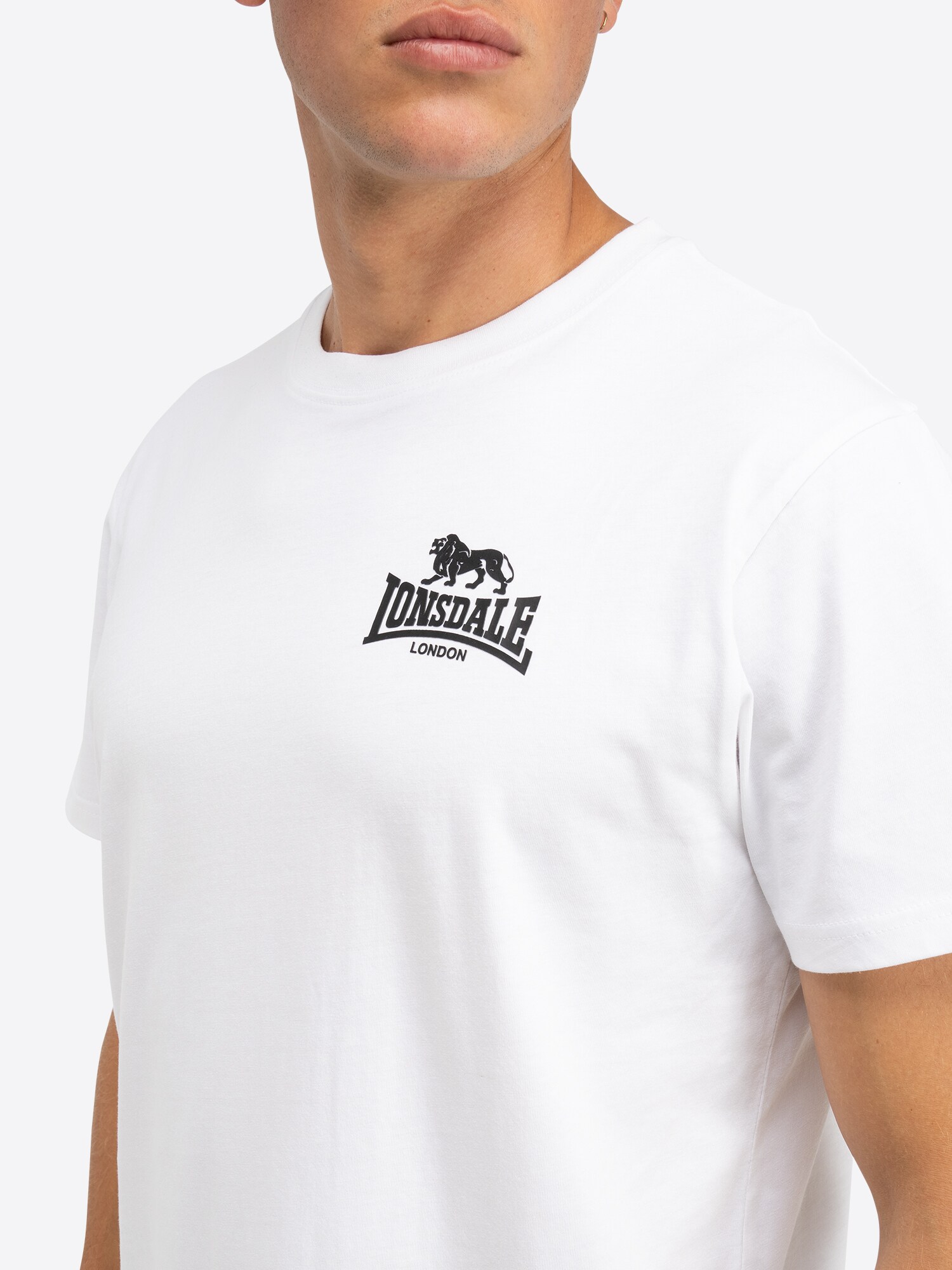 Lonsdale Herren T-Shirt normale Passform Doppelpack BLAIRMORE