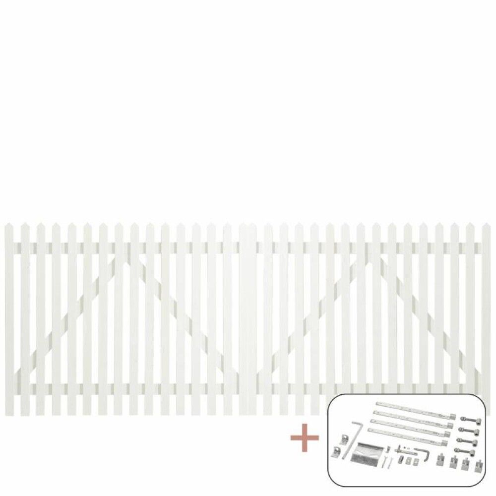 DOBBELPORT PLUS SKAGEN LUX 300X120CM HVIT
