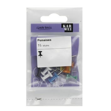 KARWEI Punaise Hoed Gekleurd - 15 Stuks
