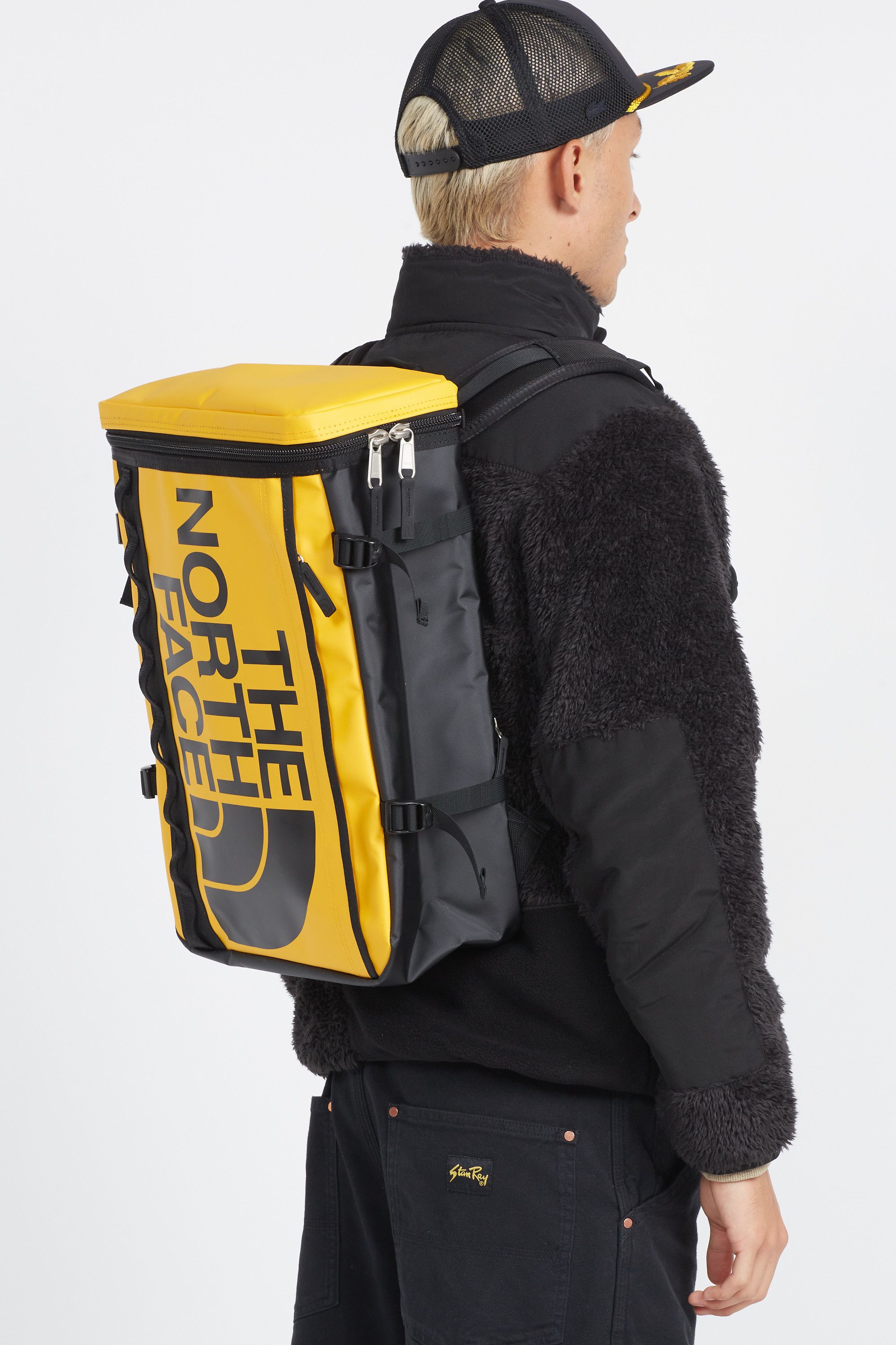 THE NORTH FACE Sac à dos en toile laminée BASE CAMP FUSE BOX Jaune