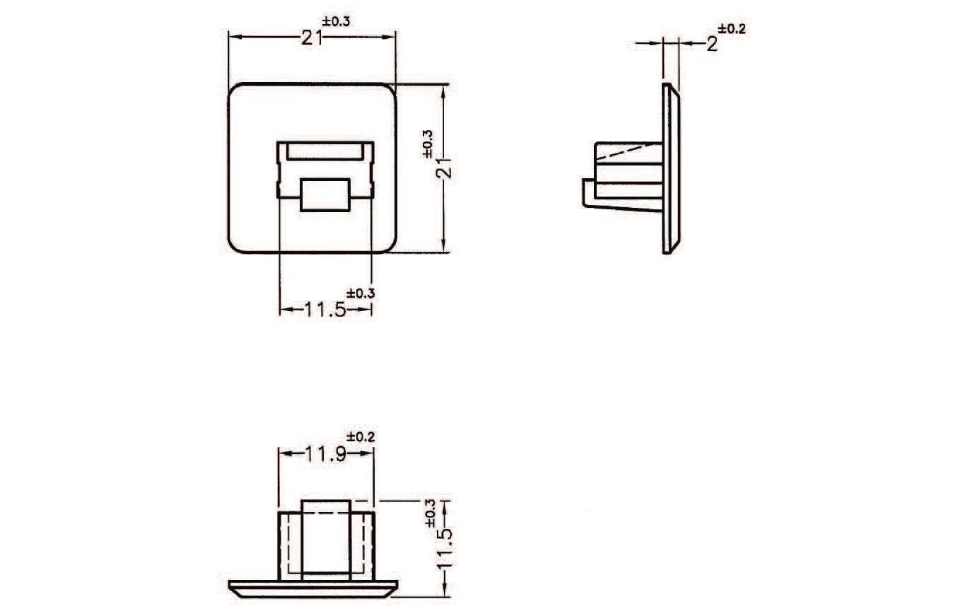 Blindstecker/Staubschutz RJ45 10 StückStaubschutz für USB-Buchse