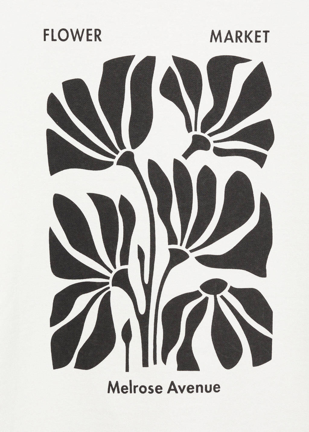 MANGO TEEN sweater met backprint naturel wit